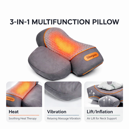 Sleepiio 3 in 1 Neck & Shoulder Relief Pillow