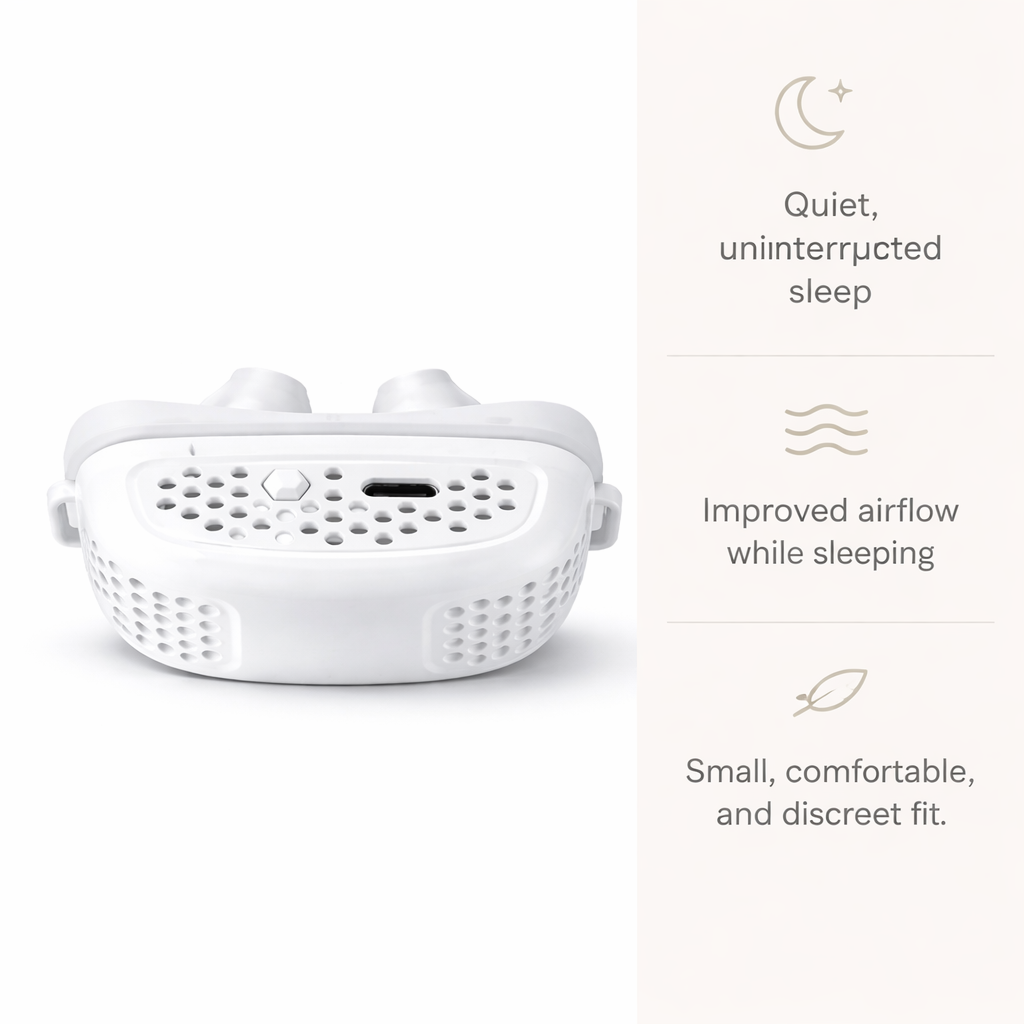Sleepiio™ Electronic Anti-Snoring Airflow Device