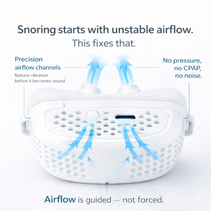 Sleepiio™ Electronic Anti-Snoring Airflow Device