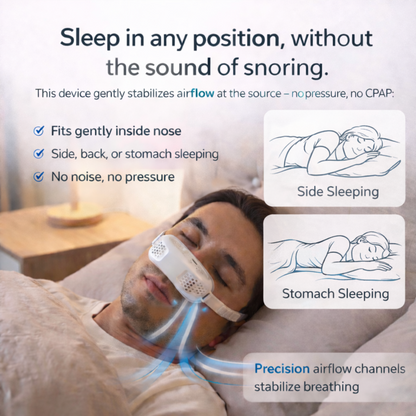 Sleepiio™ Electronic Anti-Snoring Airflow Device
