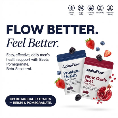 AlphaFlow™ Nitric Oxide & Prostate Bundle