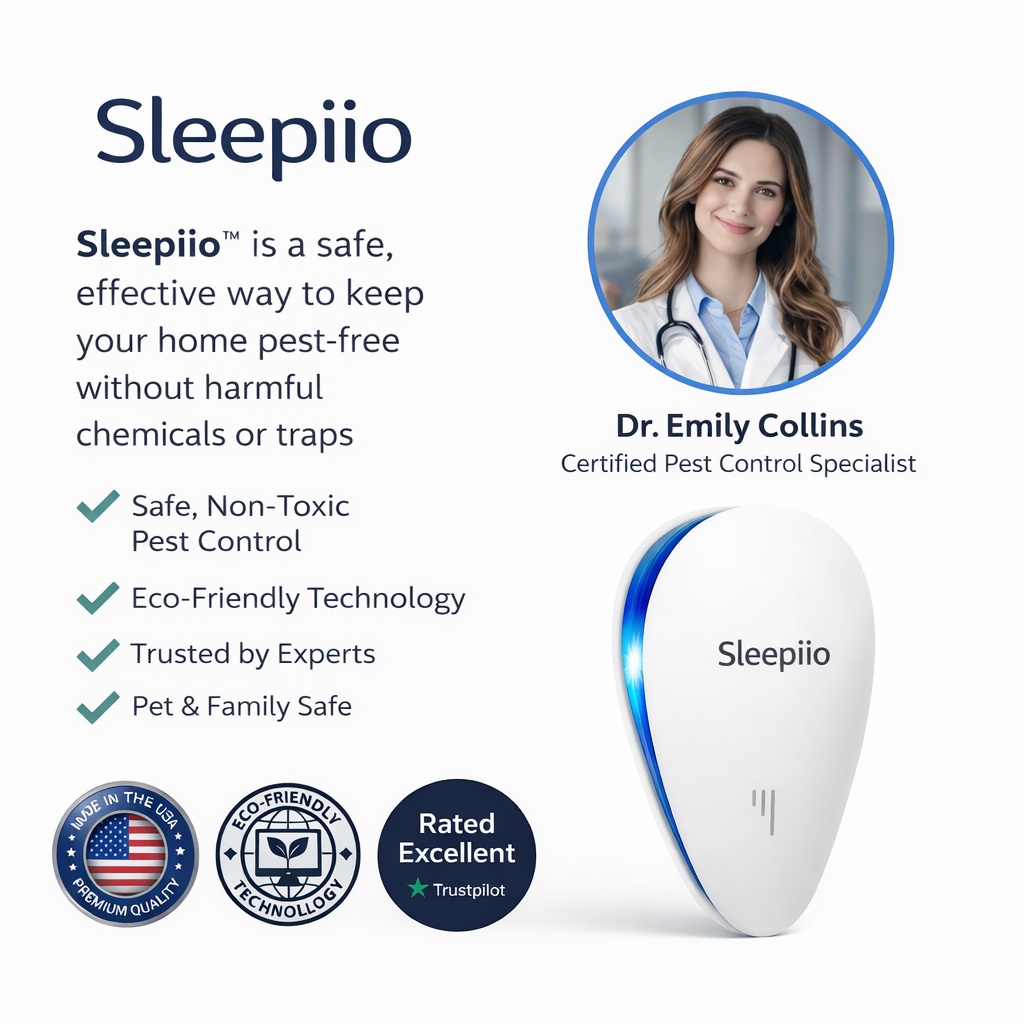 Sleepiio™ Ultrasonic Home Guard - Finally Sleep Without Checking the Sheets
